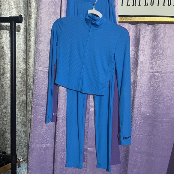 Trendy Blue 2pc Lucky Label Set - Picture 6 of 9